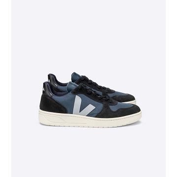 Αθλητικά Παπούτσια ανδρικα Veja V-10 RIPSTOP Black/Blue | GR 326NWY